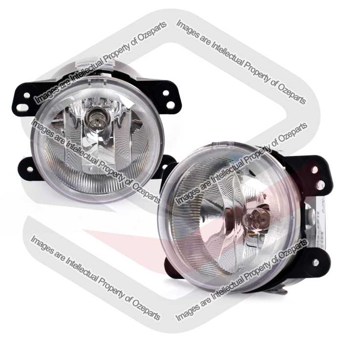 Pair LH+RH Fog Light Spot Driving Lamp For Jeep Grand Cherokee WK 2011~2013