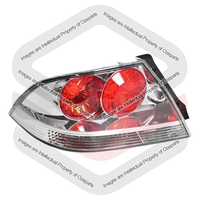LH LHS Left Tail Light Lamp For Mitsubishi Lancer 4Dr Sedan CH VRX 2003~2007