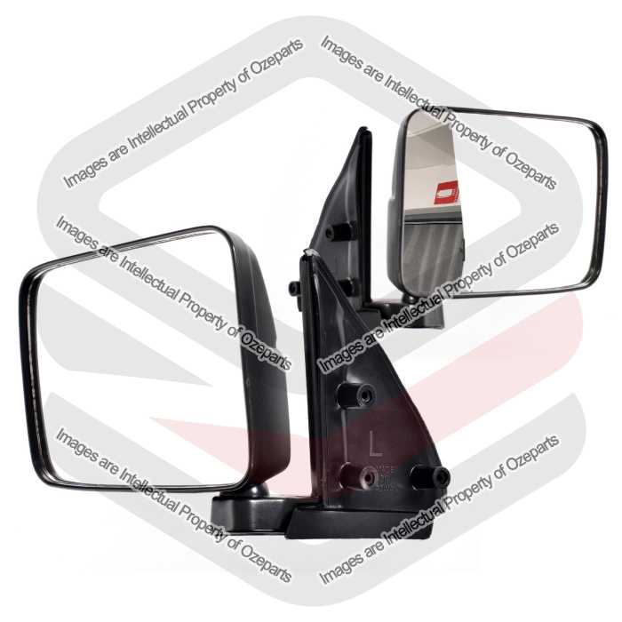 Pair LH+RH Door Mirror Mitsubishi L300 Express / Starwagon SF SG SH SJ 86~04