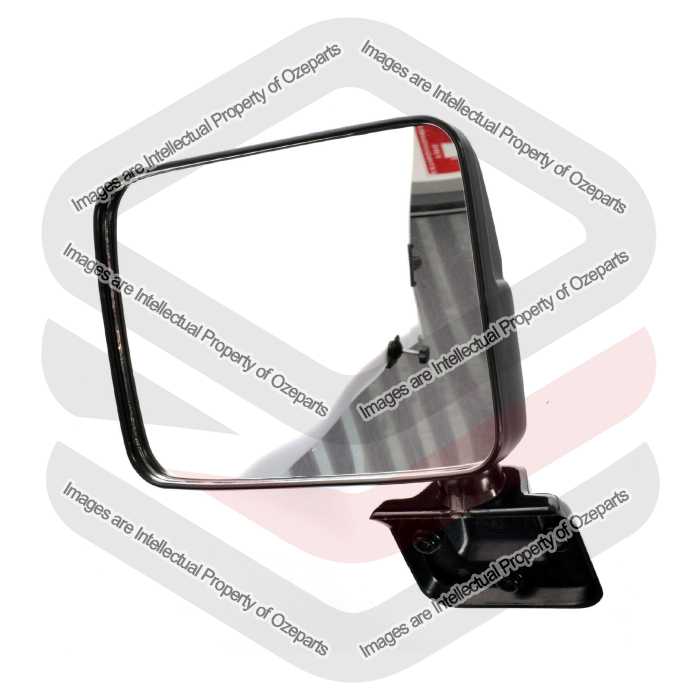 Door Mirror AM (Black) - Mount to Door Skin