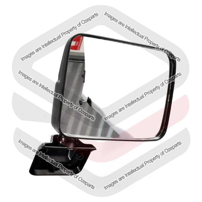 RH Right Manual Door Mirror Black For Mitsubishi Triton Ute ME MF MG MH MJ 89~96