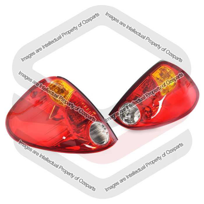 Set Pair LH+RH Tail Light Rear Lamp For Mitsubishi Triton Ute ML MN 2006~2015