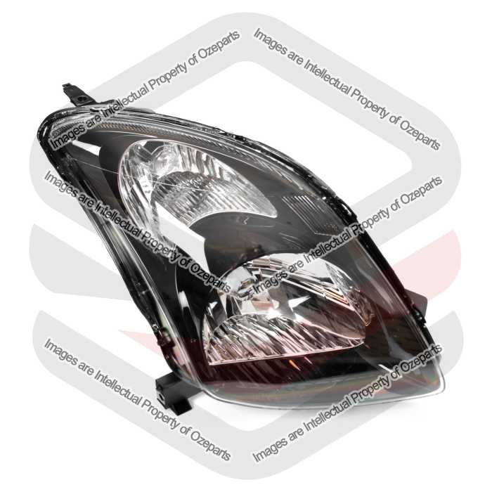 RH RHS Right Hand Head Light Lamp (Black) For Suzuki Swift Sport RS416 2005~2011