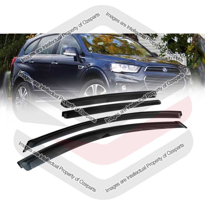 Weathershield Weather Shields Window Visor For Holden Captiva 2006~2018 SUV