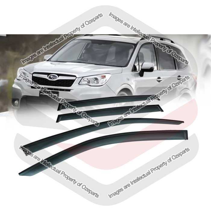 Weathershield Weather Shields Window Visor For Subaru Forester S4 2012~2018