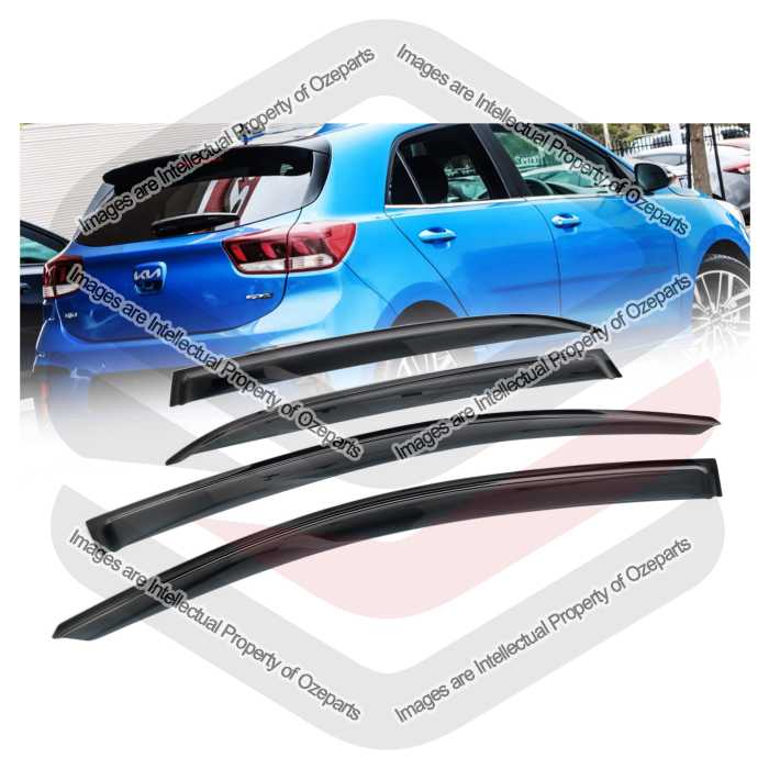 Weathershield Weather Shields Window Visor For Kia Rio YB Hatch 2016~On