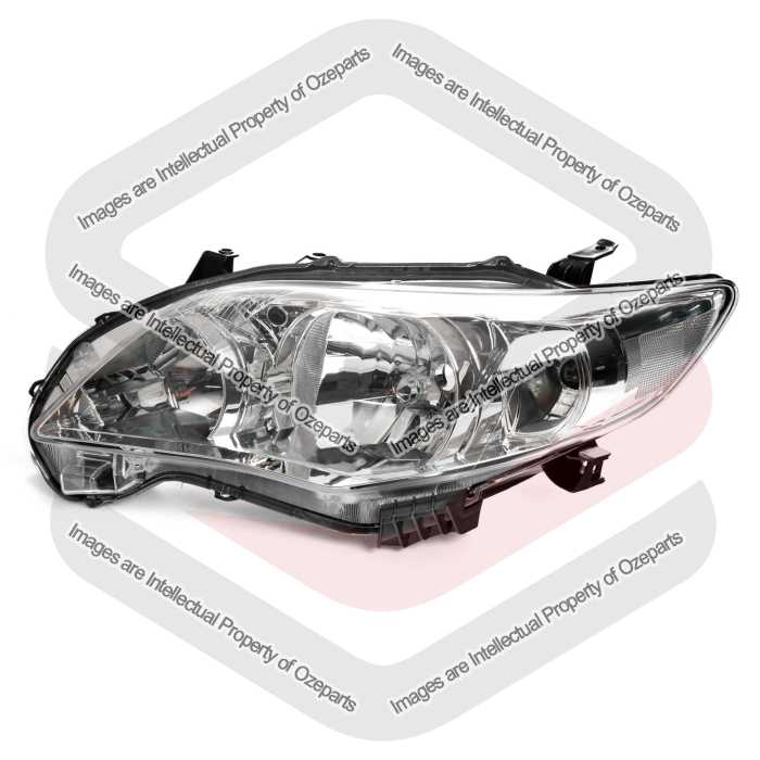 Head Light AM - Halogen (Full Chrome)