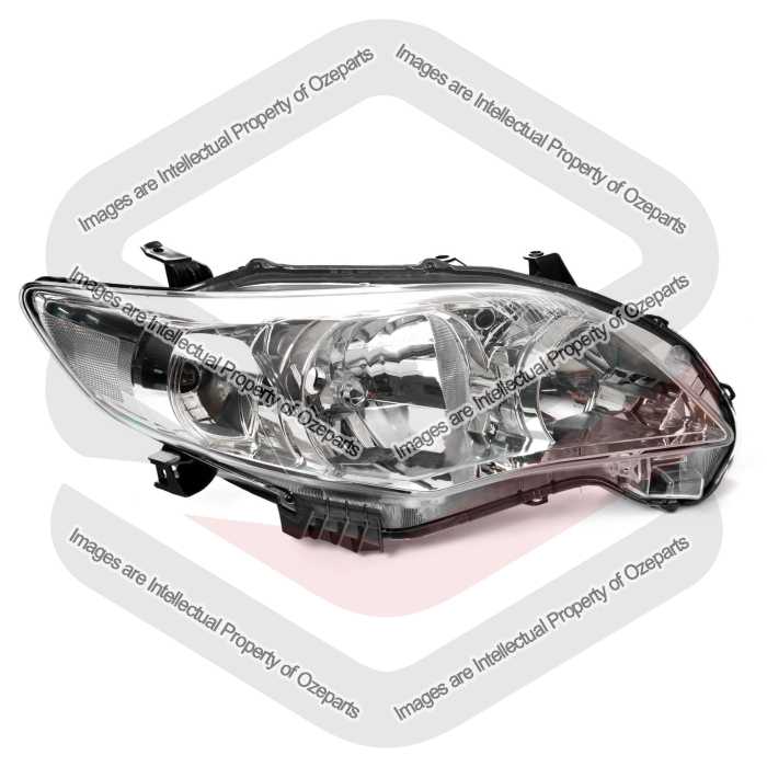 Head Light AM - Halogen (Full Chrome)