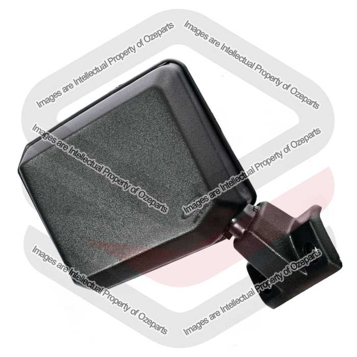 RH Right Hand Door Mirror Black For Toyota Landcruiser 70 75 78 Series 1985~2013