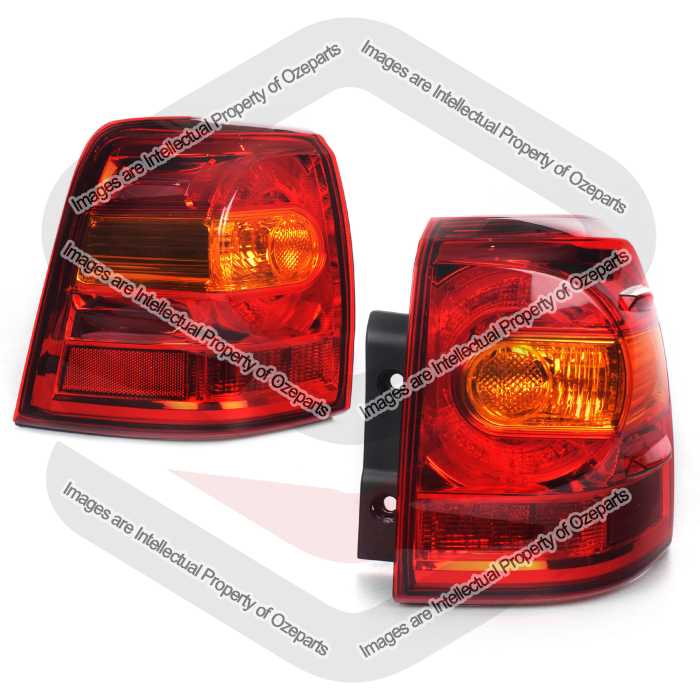 Set / Pair LH+RH Tail Light Lamp For Toyota Landcruiser 200 Series 2 2012~2015