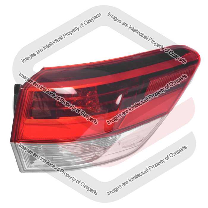 RH Right Hand Tail Light Rear Lamp LED For Toyota Kluger GSU50 GSU55 2016~2020