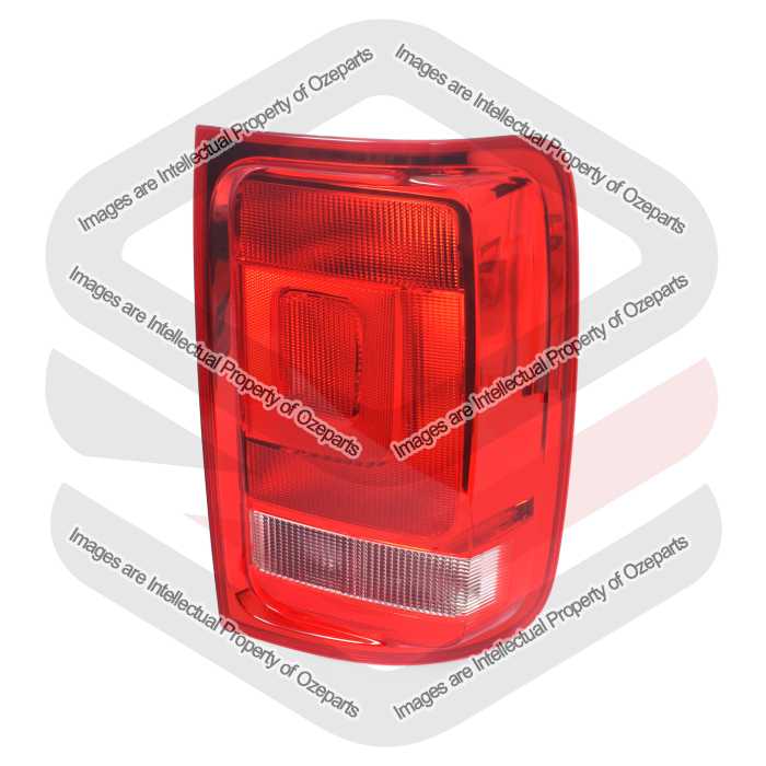 Tail Light AM  (With Fog Type) No Reverse Light  (Clear Red)