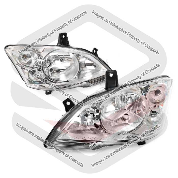 Set Pair LH+RH Head Light Lamp For Mercedes Benz Vito Viano Van W639 s2 10~15