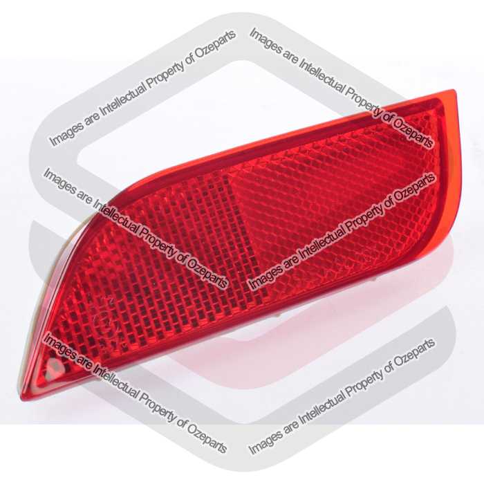 LH (Passenger) Side Rear Bumper Reflector