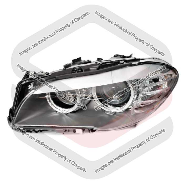 TYC Fits BMW 5 Series F10 F11 2010~2013 | Headlight Head Light Front Lamp (Halogen, Non Xenon Type) | LH LHS Left Hand (Passenger Side)