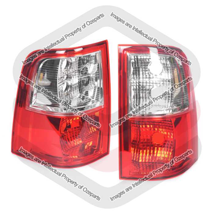 TYC Fits Ford Falcon FG FGX-FGX Ute 2008~2018 / FPV 2008~2014 Ute | Taillights Tail Lights Rear Lamps | Pair of LH LHS Left Hand + RH RHS Right Hand
