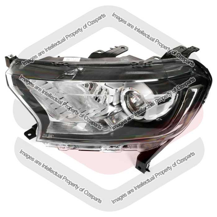 TYC Fits Ford Everest UA Series 2 2018~2022 Ambiente | Headlight Head Light Front Lamp (Projector, Non LED DRL) | LH LHS Left Hand (Passenger Side)