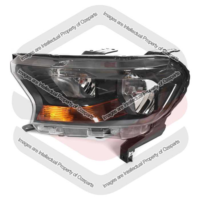TYC Fits Ford Everest UA Ambiente / Ranger PX 2015~2022 XL XLS | Headlight Head Light Front Lamp (Non Projector) | LH LHS Left Hand (Passenger Side)
