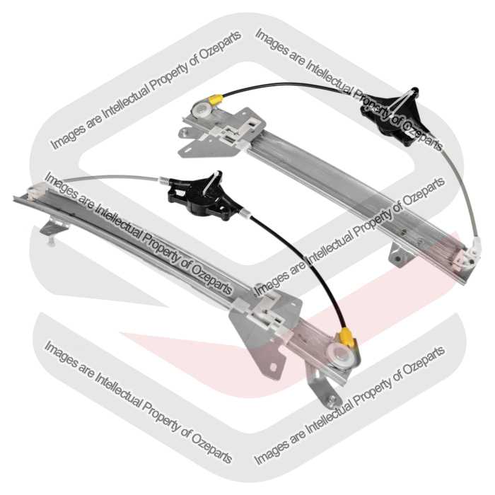 FRONT Pair LH+RH Electric Window Regulator No Motor For Mazda 3 BM BN 2013~2019