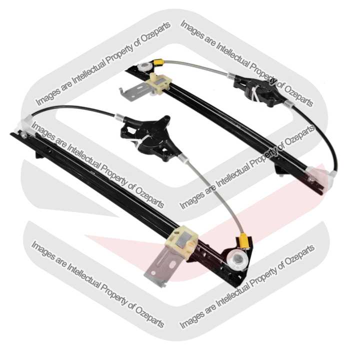Pair LH+RH REAR Electric Window Regulator No Motor For Mazda 3 BM BN 2013~2019