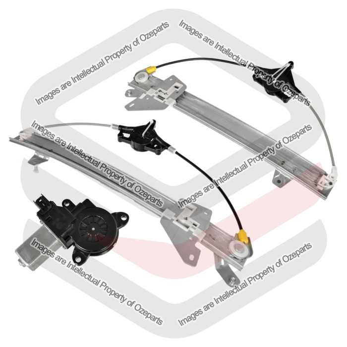FRONT Pair LH+RH Electric Window Regulator W/ Motor For Mazda 3 BM BN 2013~2019