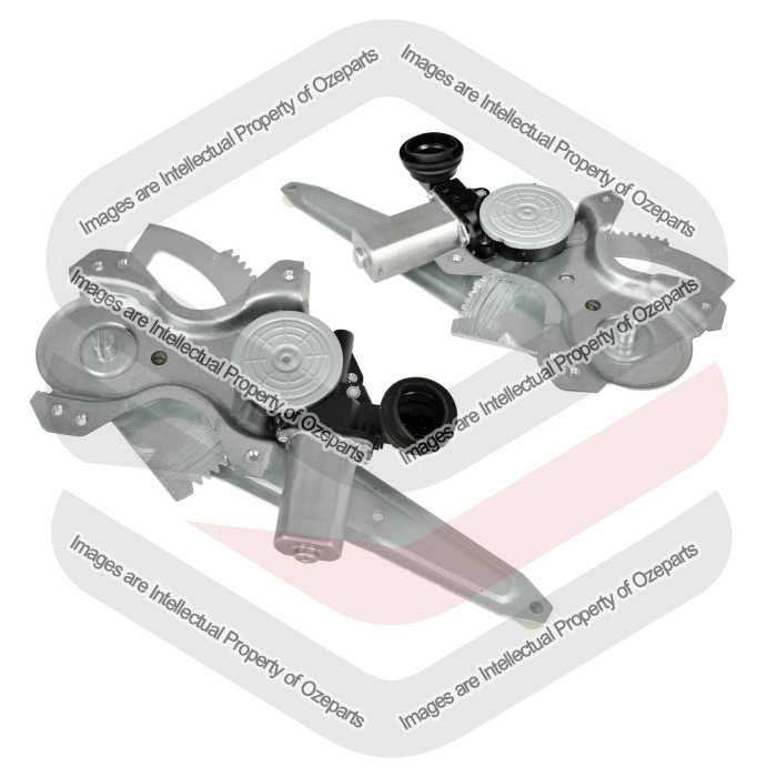 REAR Pair LH+RH Window Regulator 6 Pin Motor For Toyota Kluger GSU40 2007~2013