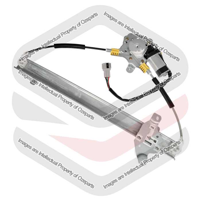 Ozeparts Fits Nissan XTrail T30 2001~2007 | FRONT Electric Door Window Regulator (With 6 Pin Motor) | LH LHS Left Hand (Passenger Side)