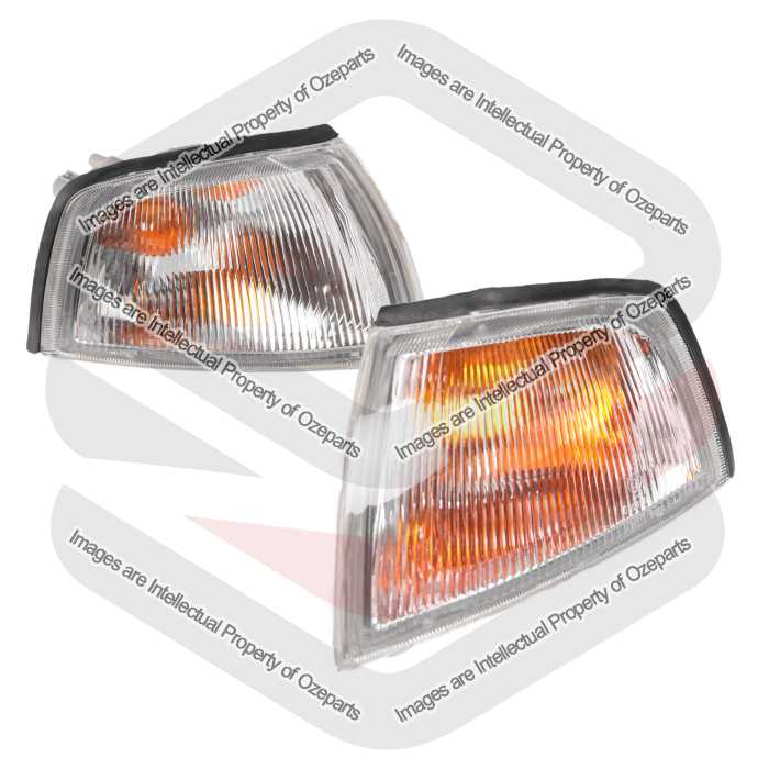 Pair LH+RH Corner Light Indicator Lamp For Mitsubishi Lancer CE Coupe 1996~1998