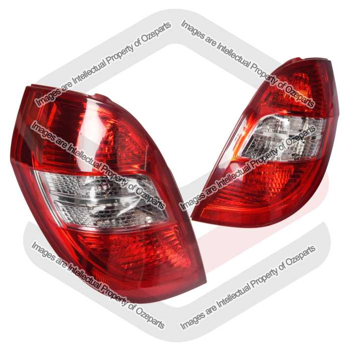 Pair LH+RH Tail Light Rear Lamp For Mercedes A Class W169 Series 2 2007~2010
