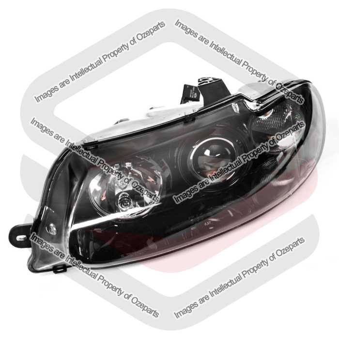 LH LHS Left Hand Head Light Black Projector Type For Holden Commodore VT 97~00