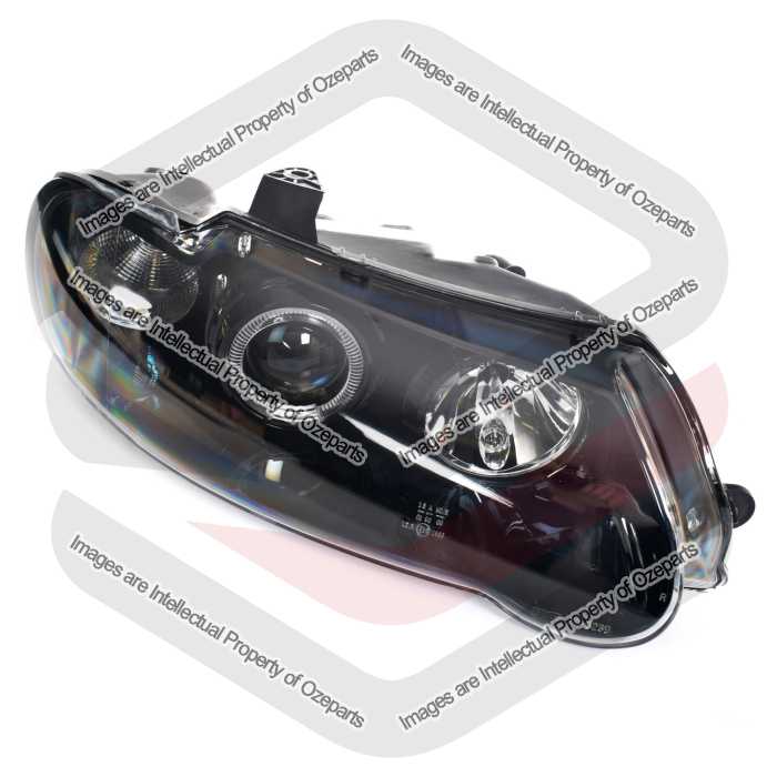 Head Light AM Performance (Black Projector with Halo Ring)