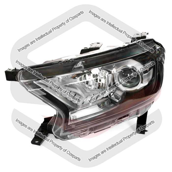 TYC Fits Ford Ranger PX XLT WILDTRAK / Everest UA 2015~2018 Trend | Headlight Head Light Front Lamp (Projector, Non LED DRL) | LH Left Hand