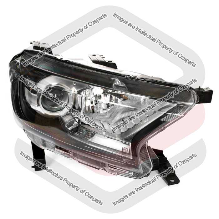 TYC Fits Ford Ranger PX XLT WILDTRAK / Everest UA 2015~2018 Trend | Headlight Head Light Front Lamp (Projector, Non LED DRL) | RH Right Hand