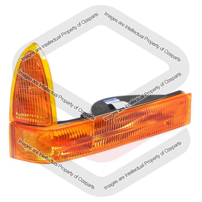 TYC Fits Ford F Truck 2001~2006 F250 F350 | Corner Light Indicator Lamp (Amber) | RH RHS Right Hand (Driver Side