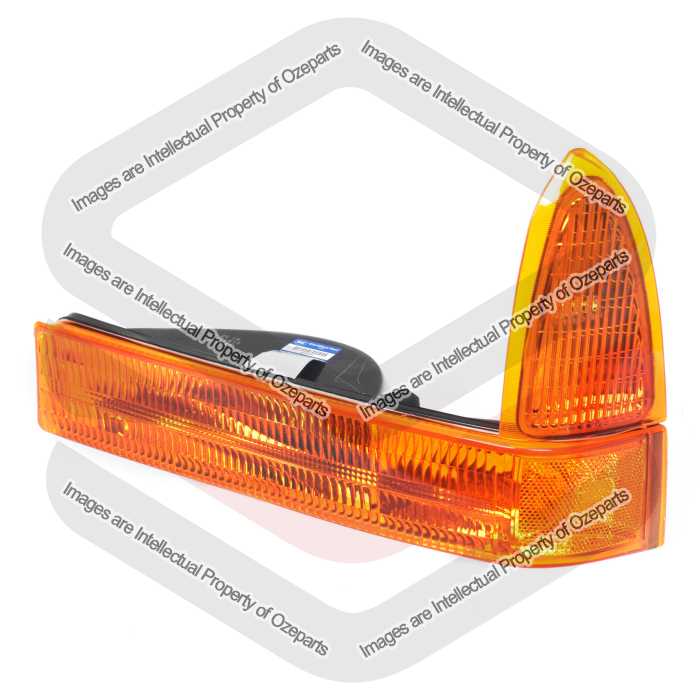TYC Fits Ford F Truck 2001~2006 F250 F350 | Corner Light Indicator Lamp (Amber) | LH LHS Left Hand (Passenger Side)