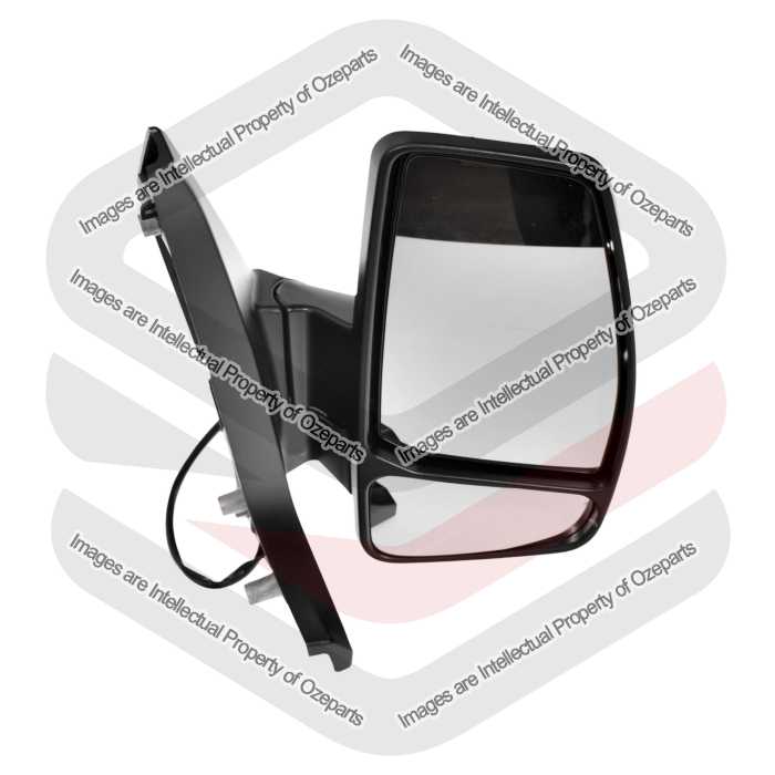 TYC Fits Ford Transit Custom Van VN 2012~On | Electric Power Door Mirror (Primed Grey) 6 Pins Heated | RH RHS Right Hand (Driver Side)