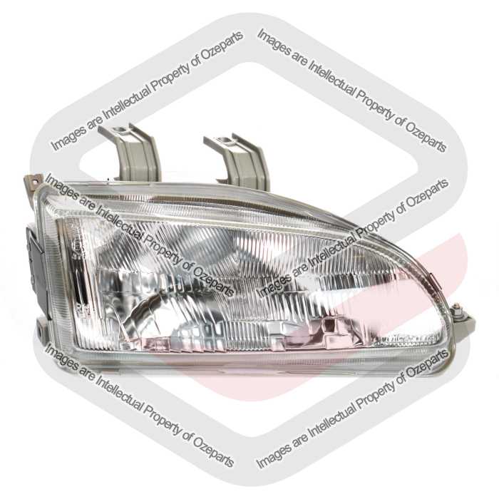 TYC Fits Honda Civic EG EH Sedan Hatch 1991~1995 | Headlight Head Light Front Lamp | RH RHS Right Hand (Driver Side)