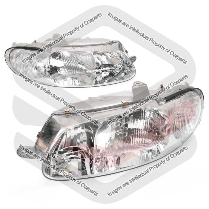 Pair LH+RH Head Light For Holden Commodore VT Exe Acclaim Berlina Calais HSV SS