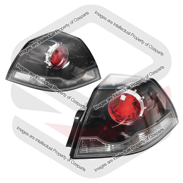 Tail Light AM  Sedan (Black) SSV (SET LH+RH)