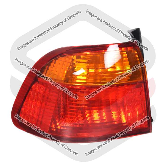 TYC Fits Honda Civic 4 Door Sedan EK 1998~2001 | Taillight Tail Light Rear Lamp | LH LHS Left Hand (Passenger Side)