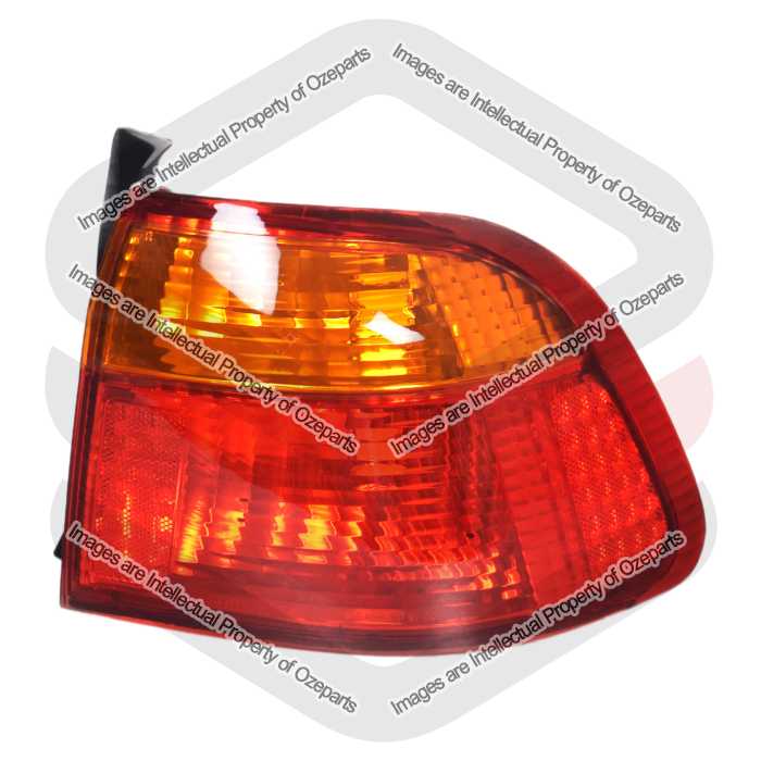 TYC Fits Honda Civic 4 Door Sedan EK 1998~2001 | Taillight Tail Light Rear Lamp | RH RHS Right Hand (Driver Side)
