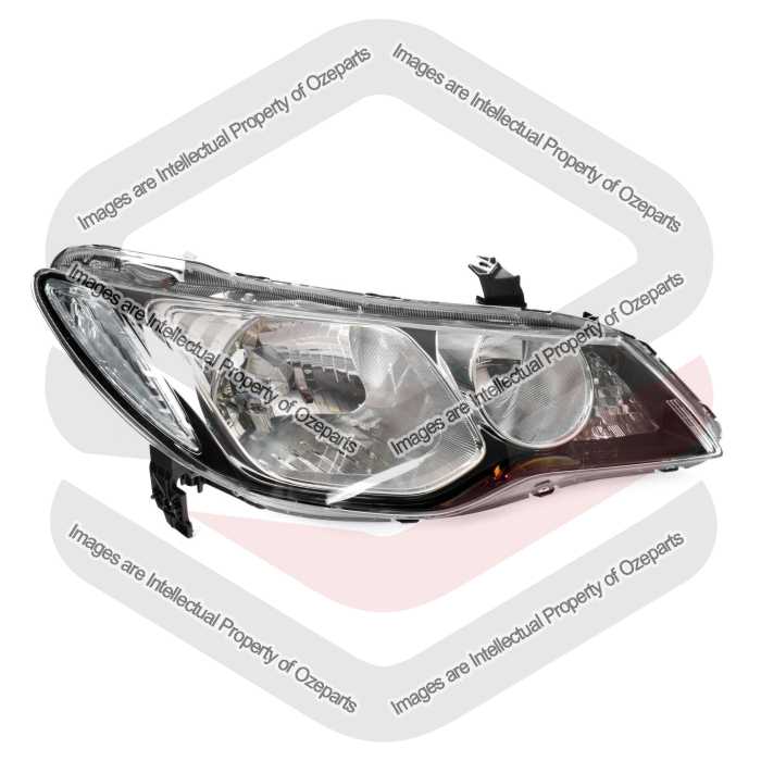 TYC Fits Honda Civic FD Sedan / Hybrid 2006~2008 | Headlight Head Light Front Lamp | RH RHS Right Hand (Driver Side)