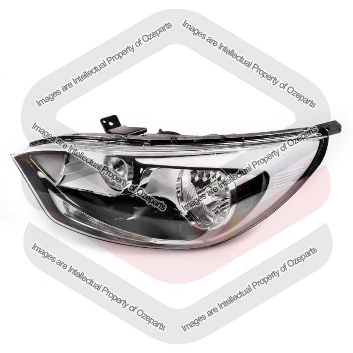 LH LHS Left Hand Head Light Lamp (No LED) For Kia Rio UB 3/5 Door Hatch 11~16
