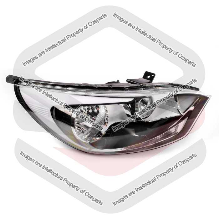 RH RHS Right Hand Head Light Lamp (No LED) For Kia Rio UB 3/5 Door Hatch 11~16