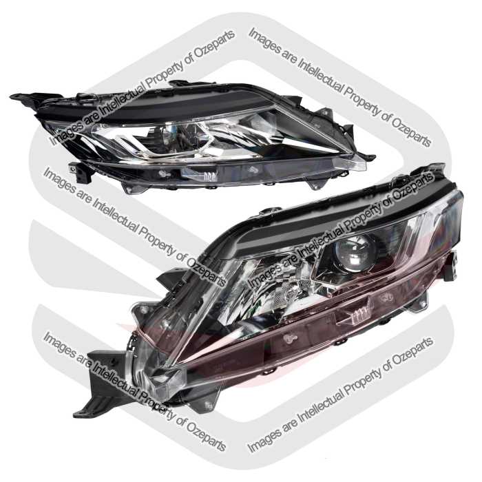 Pair LH+RH Head Light Front Lamp (No LED) For Mitsubishi Triton MR Ute 18~23