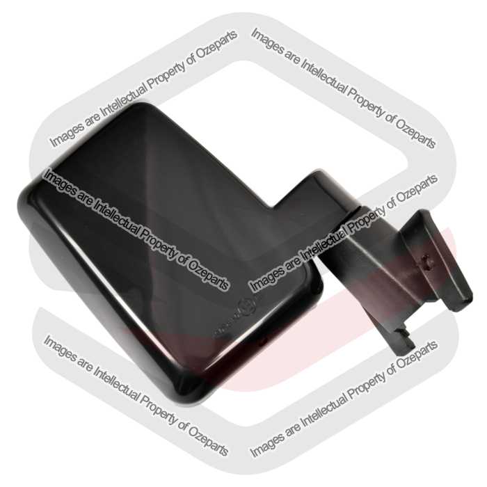 RH RHS Right Manual Door Mirror Black For Toyota Landcruiser 60 Series 1980~1990