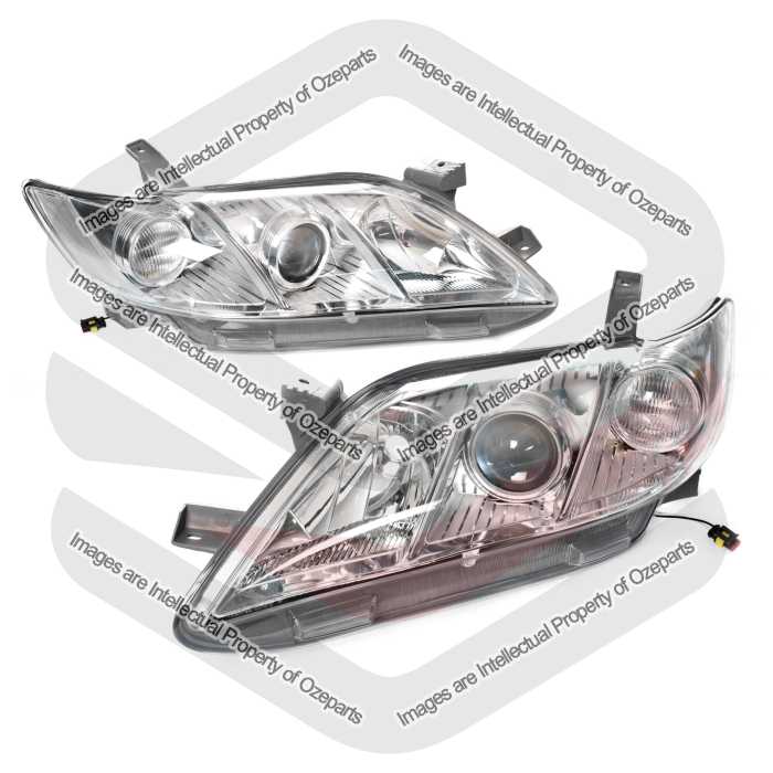 Head Light AM (Full Chrome) (Set LH+RH)