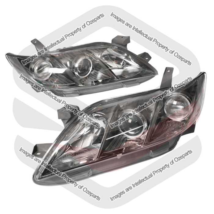 Set Pair LH+RH Head Light Lamp For Toyota Camry CV40 Sportivo Touring 2006~2009
