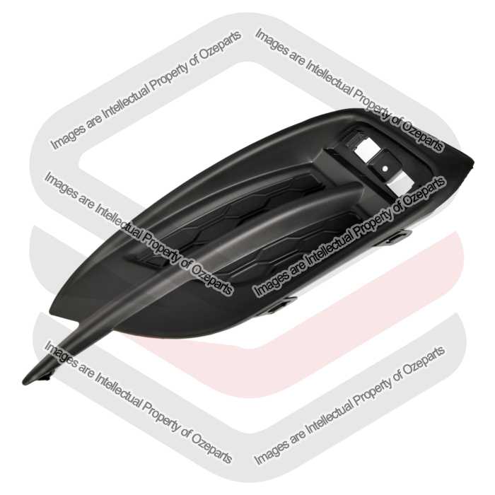 Ozeparts Fits Honda Civic FC 10th Generation 2016~2022 Sedan Only | Rear Bumper Bar Grille Insert Cover | RH RHS Right Hand (Driver Side)