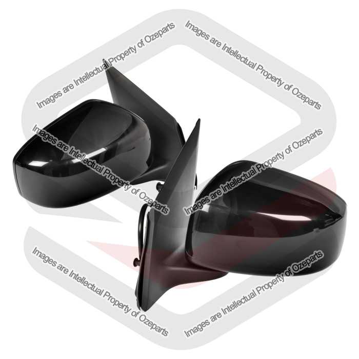 Set Pair LH+RH Electric Door Side Mirror For Mitsubishi Mirage LA LB 2012~2020